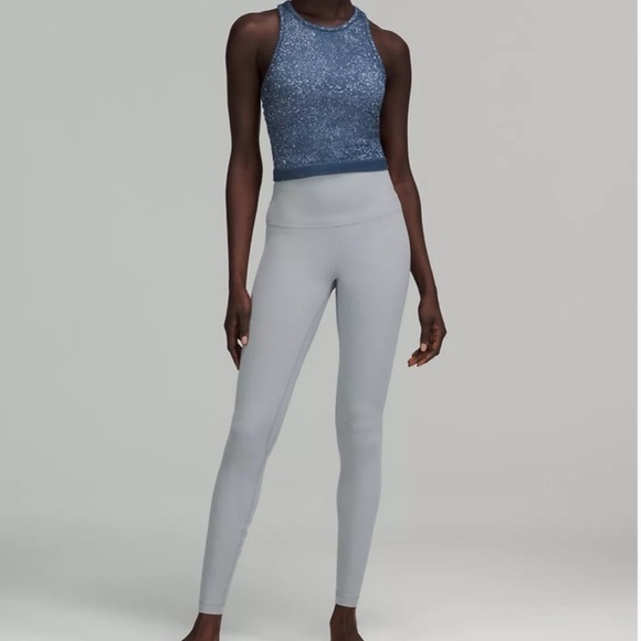 High Neck Ebb to Street Cropped Tank. - Picture 3 of 7